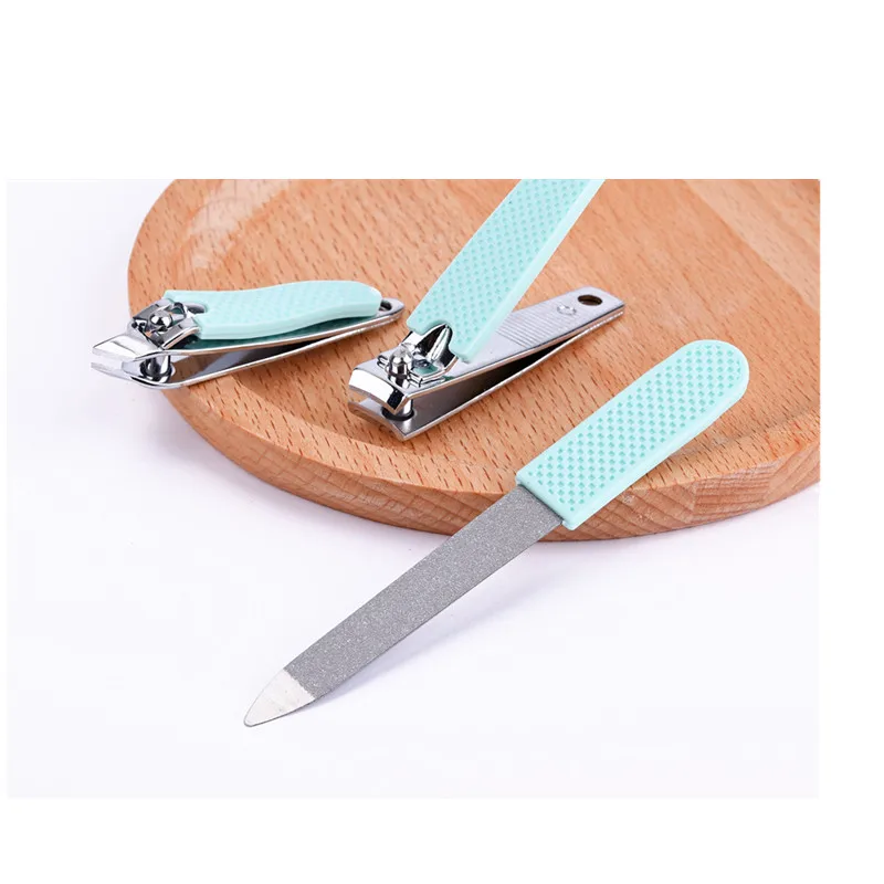 Stock Small moq manicure nail file set Stainless steel Nail Tools set