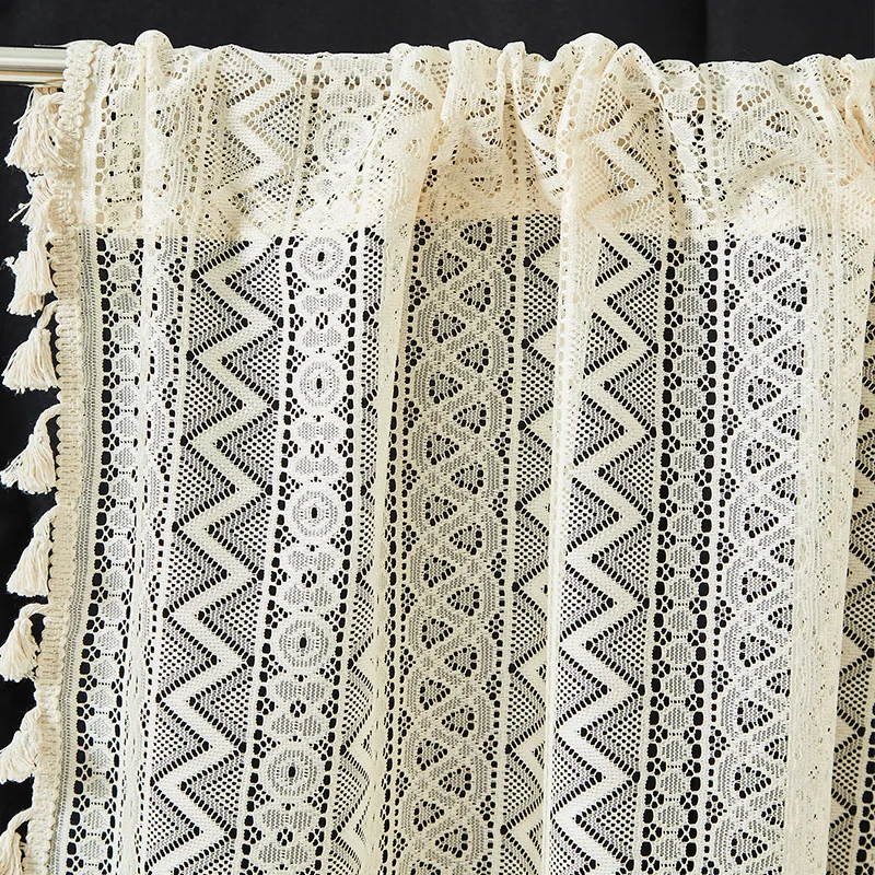 crochet Cafe curtains C44