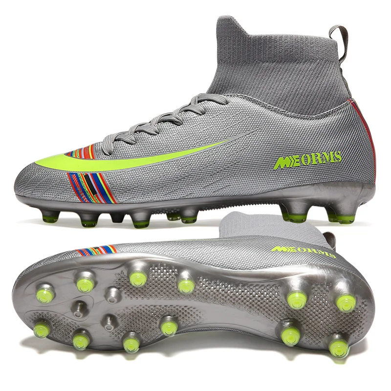 
YL Custom Design Unisex Youth Athletic Lightweight Outdoor/Indoor Turf Comfortable Casual Cleats Soccer Shoes 