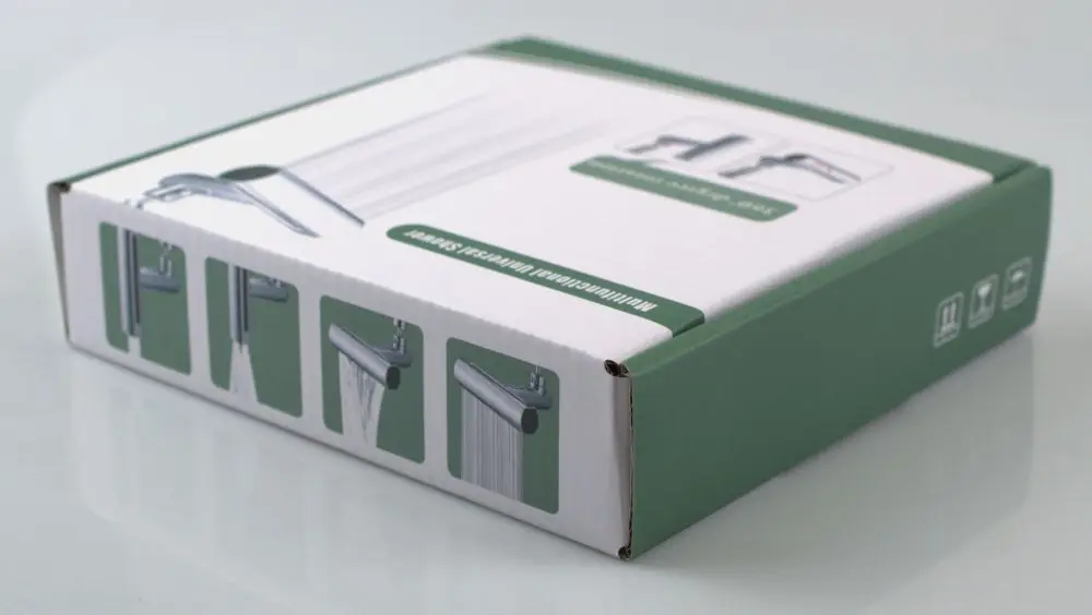 Black 3 Way Kitchen Faucet with Sprayer OEM Waterfall Kitchen Faucet Modern Design Thread Anti Water Tap for Commercial Kitchen