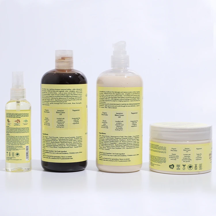 In Stock Jamaican Black Castor Oil Moisture Shampoo And Conditioner to Cleanse and Nourish Hair