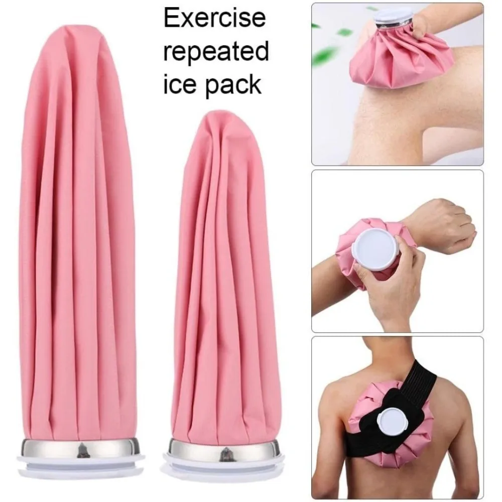 Reusable Various Sizes Medicla Ice Pack for Knee Head Leg Breathable Material Cooler Bag Pain Relief Injury Care Cold Therapy