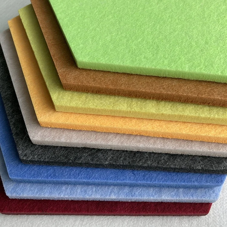 
Huafeng supplier nordic style felt board colorful hexagon felt pin board memo board 