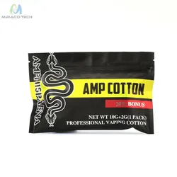 Original Coil father Amphisbaena Organic Cotton long fiber Wick vape  Cotton Accessories for  RDA RDTA atomizer