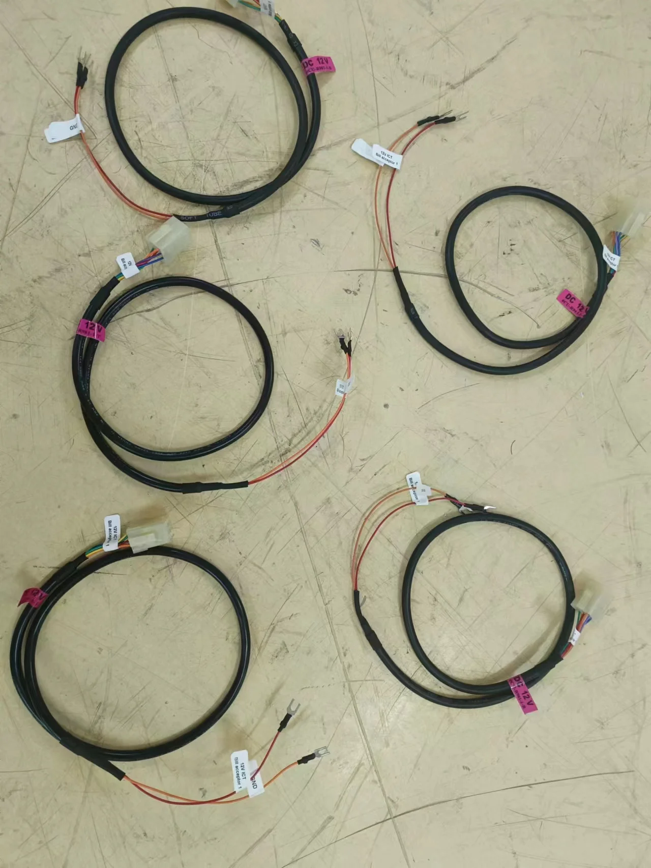 The money changer is connected to the wire