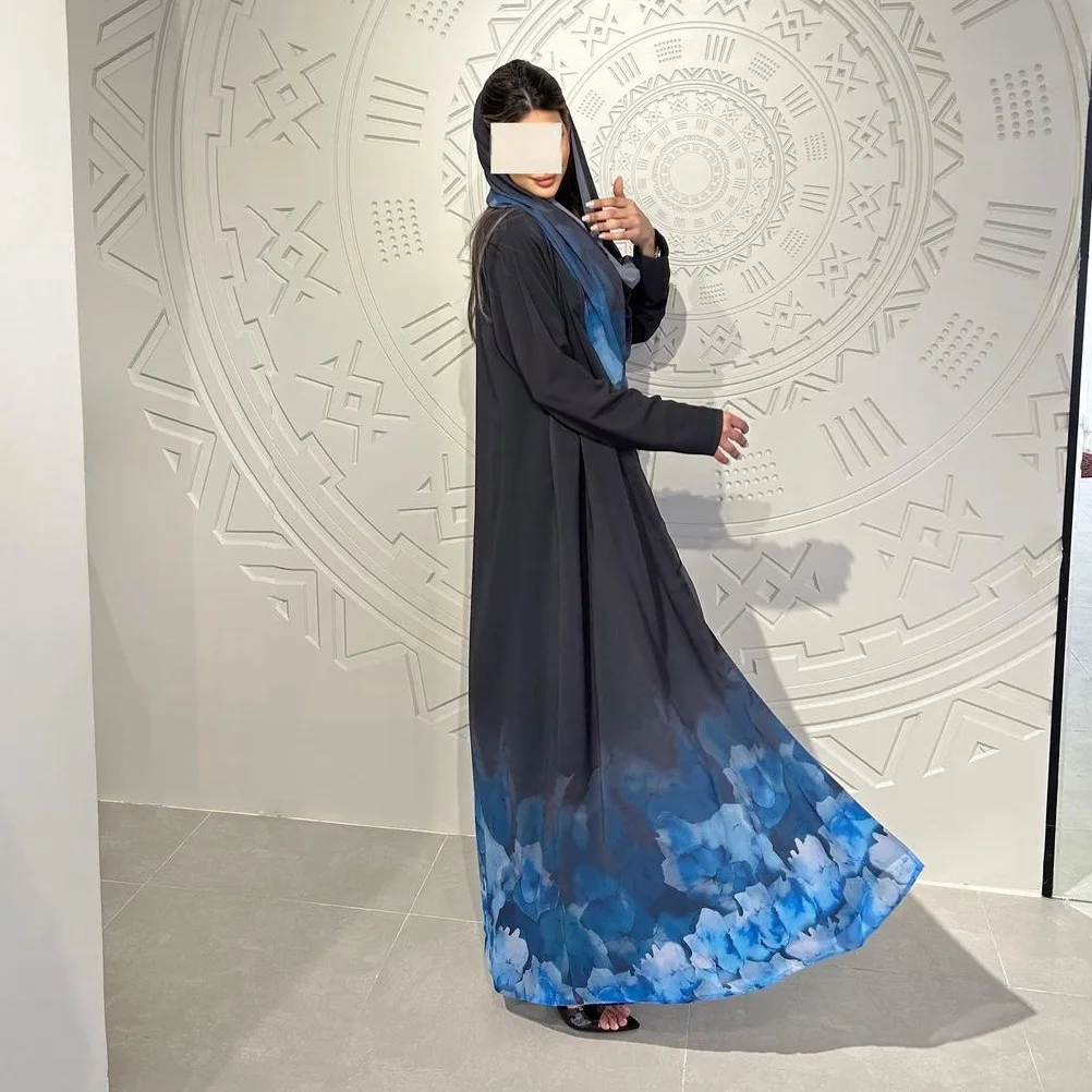 Middle Eastern Arab Women Dresses And Two-Piece Set Plus-Size Clothes For Women Stylish And Versatile Muslim Woman Clothes