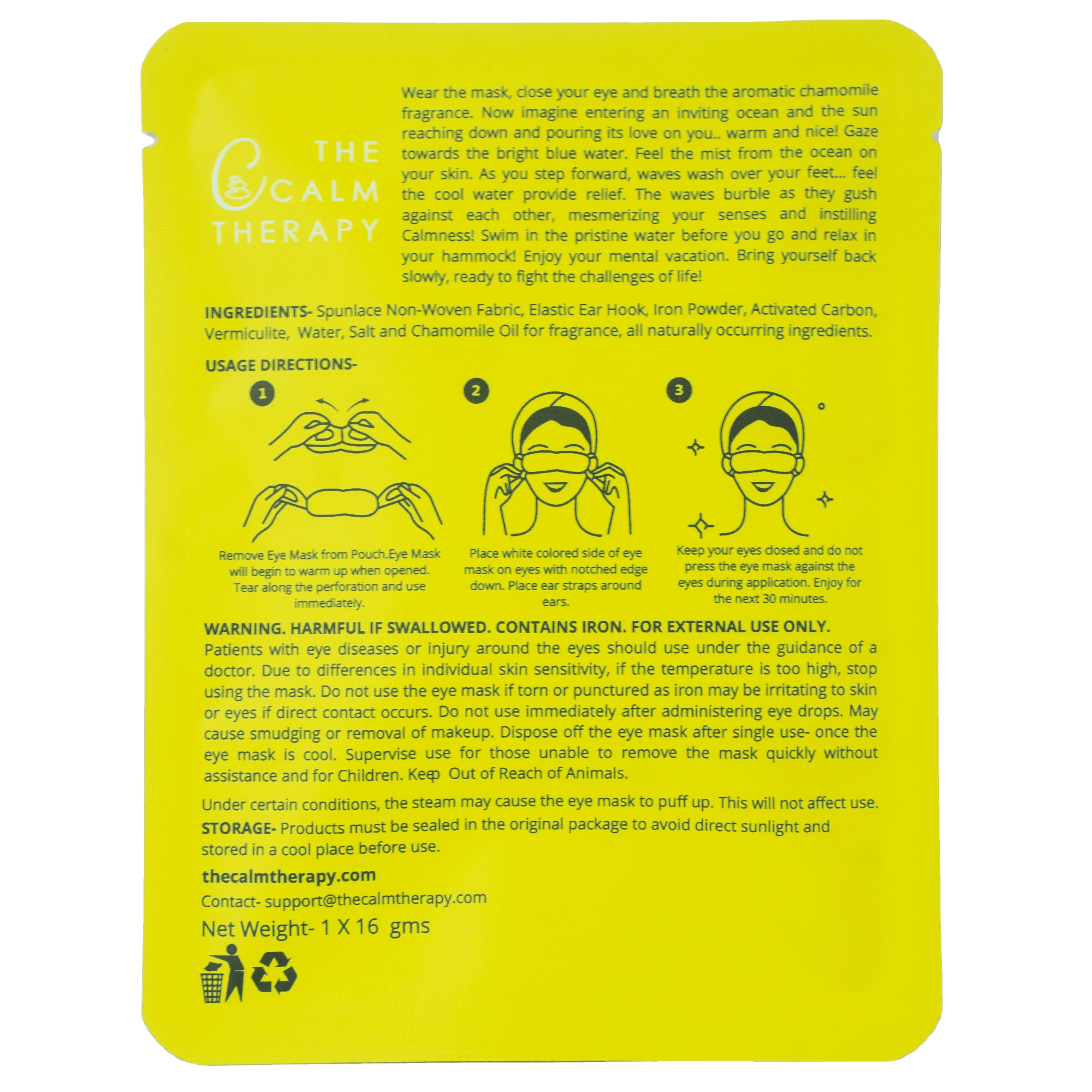 New Arrival Warming Fragrance Relieve Fatigue Relaxing Hot Compress Self Heating Heated Steam Eye Mask