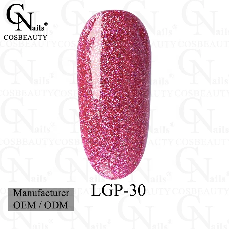 Cos Beauty Private Label UV LED Gel Nail Polish Luxury Laser Platinum Gel professional nail art product resin gel polish