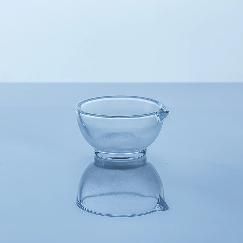 heat resistant pyrex glass mortar & pestle for kitchen drug store laboratory Pharmacy Lab Use Glass Mortar And Pestle Set