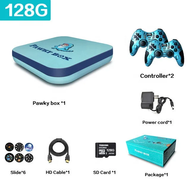 Super Console Pawky Box min consoles 40000+ retro Games 50 Emulators Classic video game console for PS1 N64