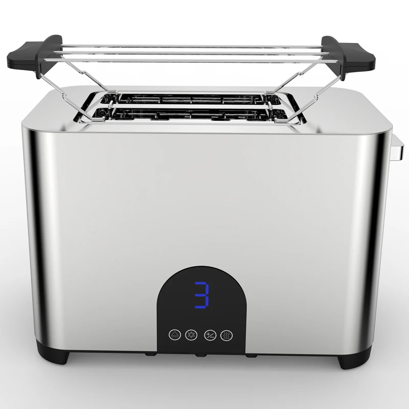 Полностью автоматический электрический тостер с сенсорным экраном на заказ домашний многофункциональный мини-тостер для завтрака из нержавеющей