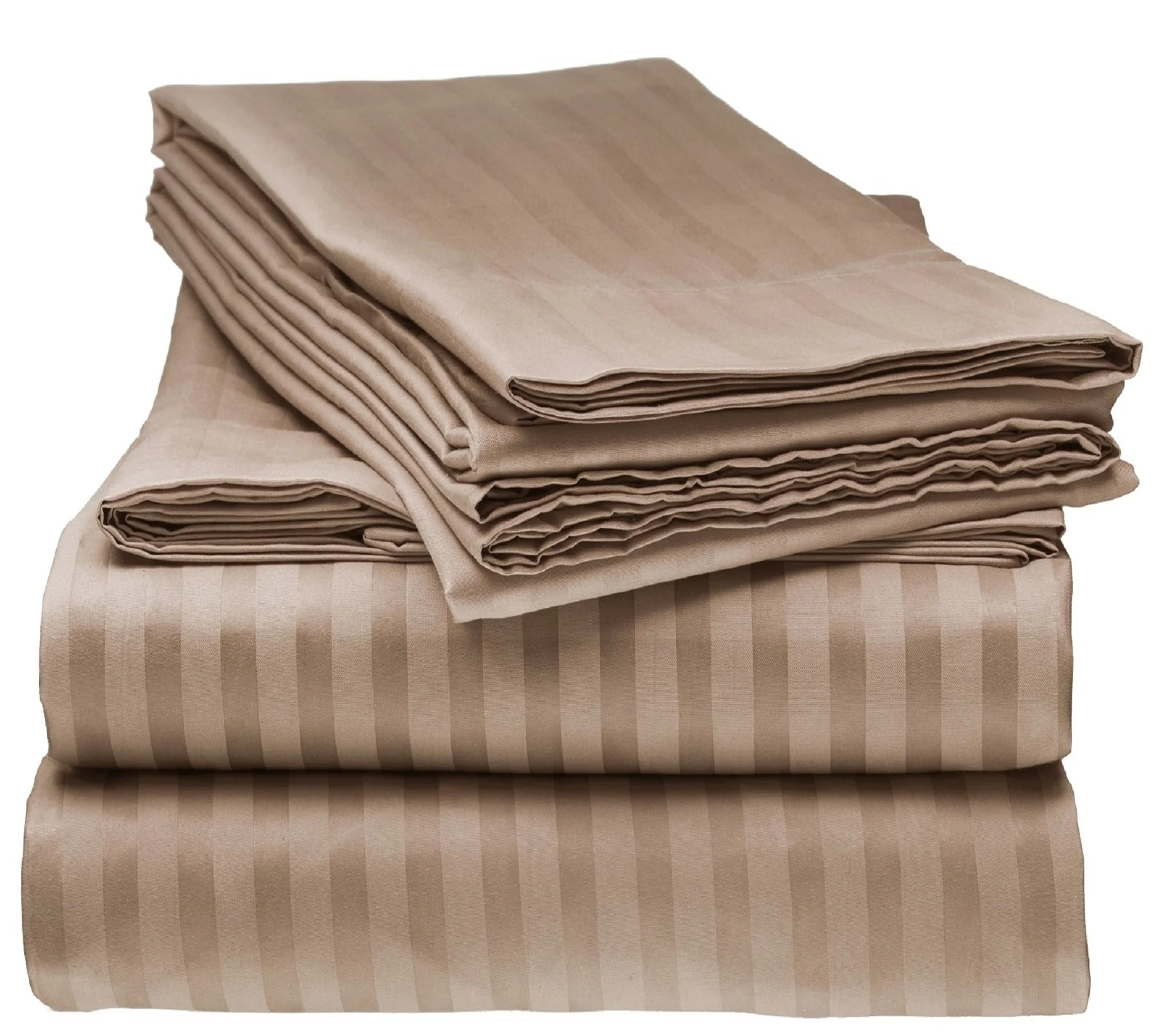 100% cotton 250TC cotton hotel quality colors 1cm 3cm stripe bed sheet flat sheet set fitted sheet with pillow case