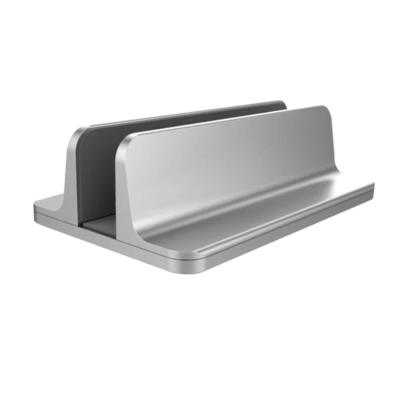Width Adjustable Aluminum Single Groove Laptop Storage Stand