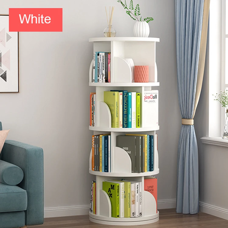 
Custom Multi-Layer Creative Home Student Children Rotating Kids Book Shelf 