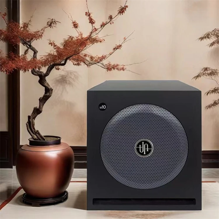 Chordio M10 Silk dome Tweeter Woofer powerful bass wooden bookshelf passive speaker audio sound system