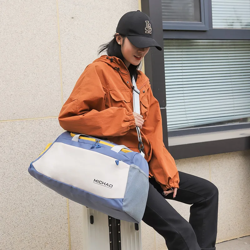 2024 Wholesale Sports Gym Bag with Wet Pocket & Shoe Compartment Waterproof Travel Duffel Bags