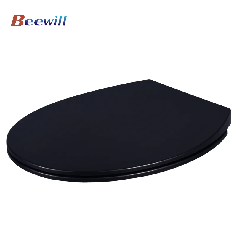 Beewill OEM/ODM  European toilet seat soft close hinges parts Round shape slim design sanitary ware manufactures
