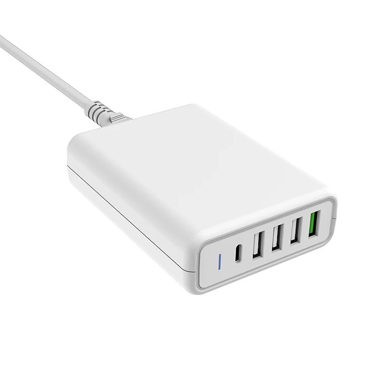 
usb energy station 5 ports universal world travel charger usb-c super fast charger kc certificate 