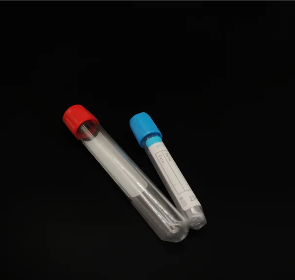 High Quality Lab and Medical vacuum Blood Collection Tube with glass or plastic material
