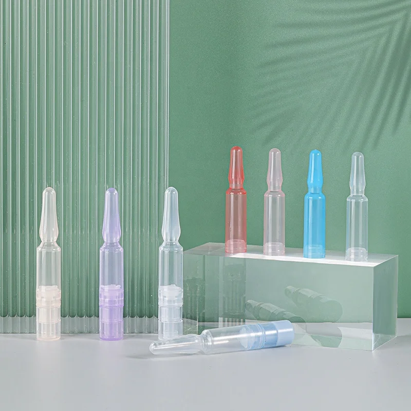 New Design 1.5Ml 3Ml Plastic PP Ampoules Bottle Disposable Original Liquid Bottle Broken Fresh Ampoules Injection Vial