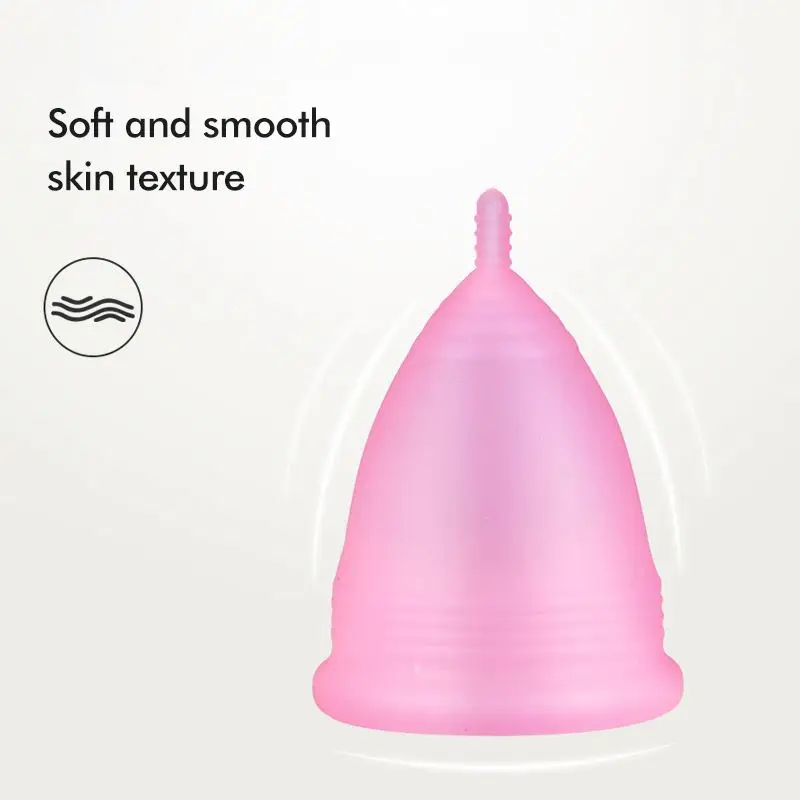 Custom Packaging Free Sample Medical Silicone Reusable Female Copa Menstrual Menstruation Cup