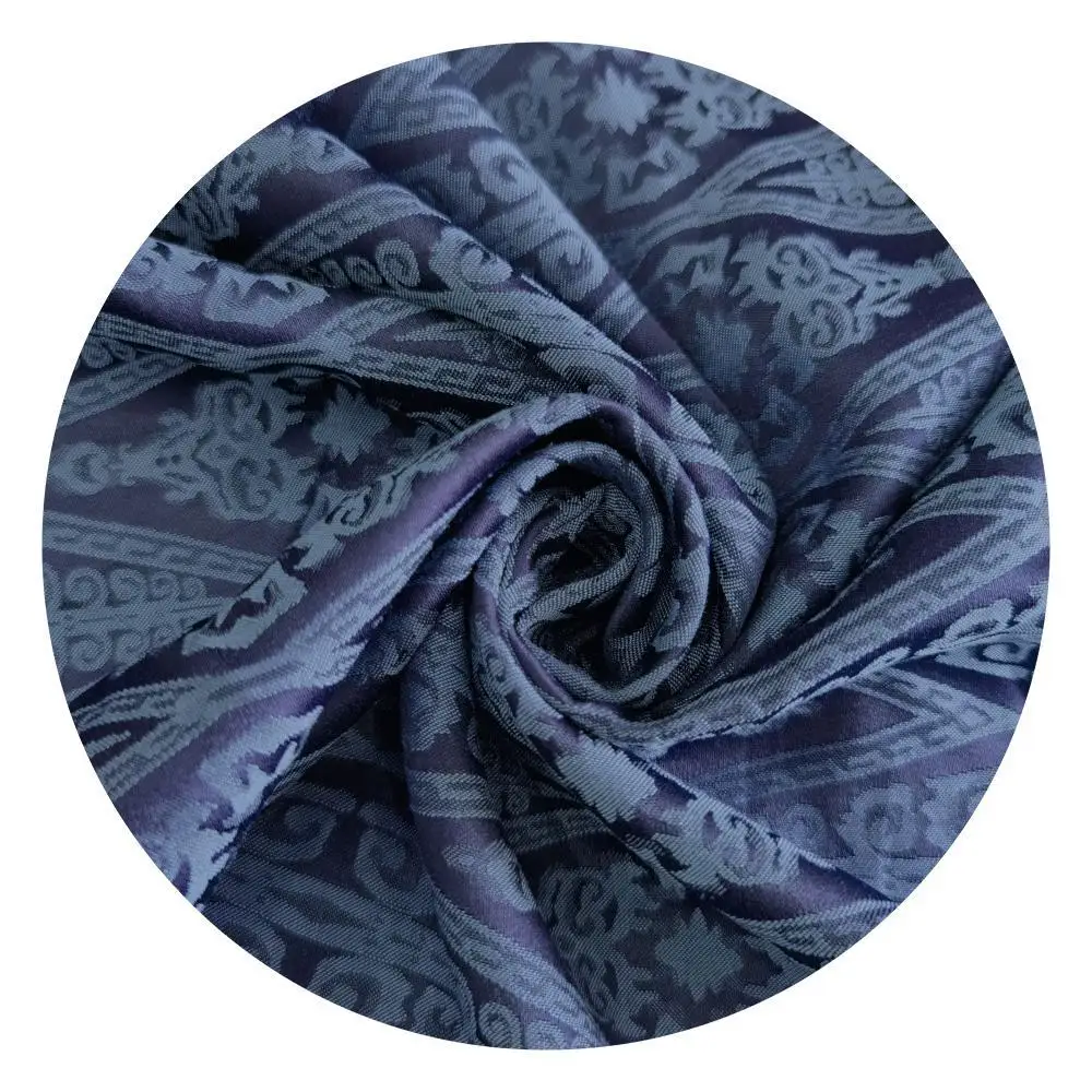 High Quality 145Gsm Polyester Rayon Woven Jacquard Vietnam Silk Fabric