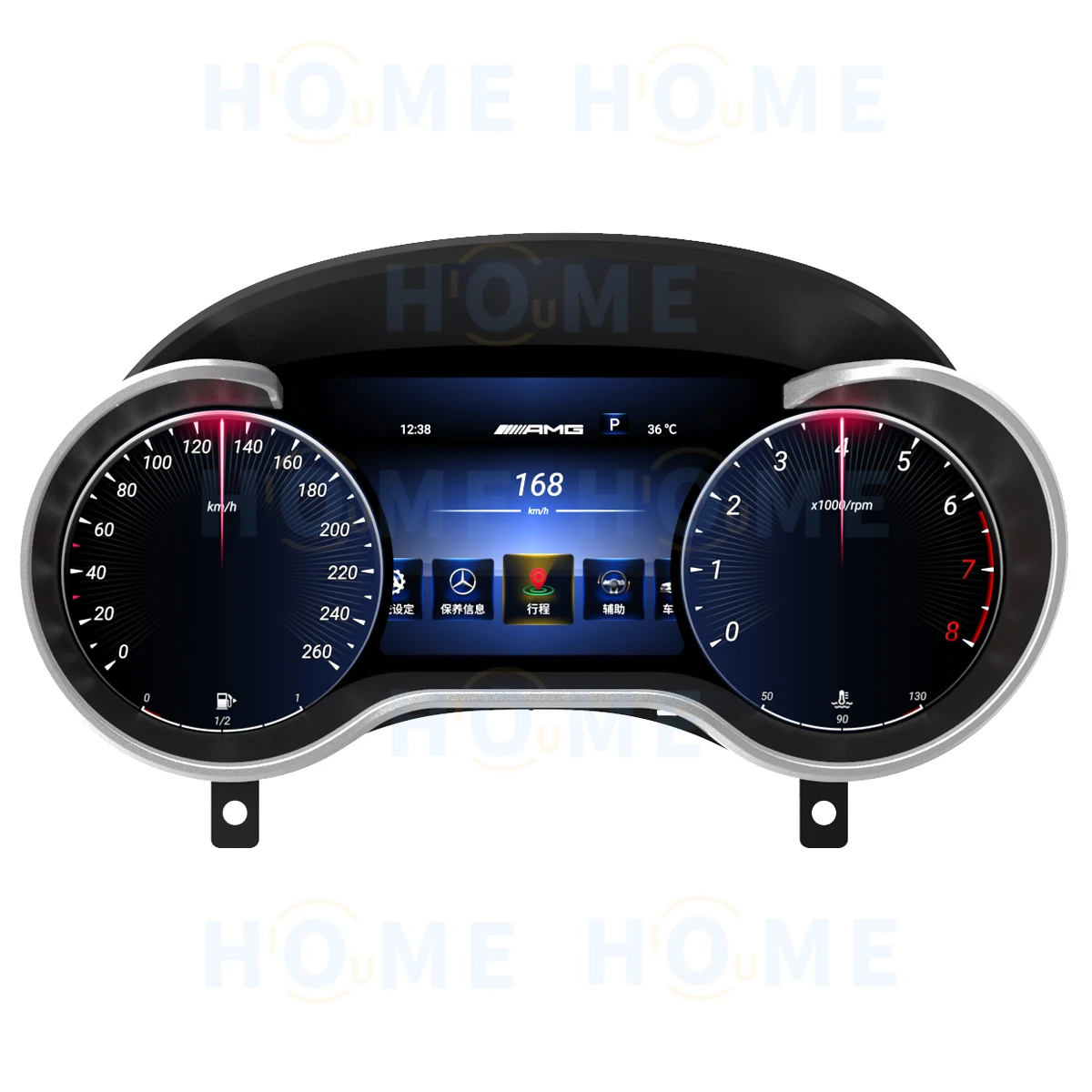 Virtual Instrument Cluster CockPit Digital Dashboard Panel LCD Speedometer For  Mercedes Benz ML W164 GL X164 X166 2012 - 2015