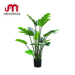 wholesale artificial plants monstera albo plants green plant trees