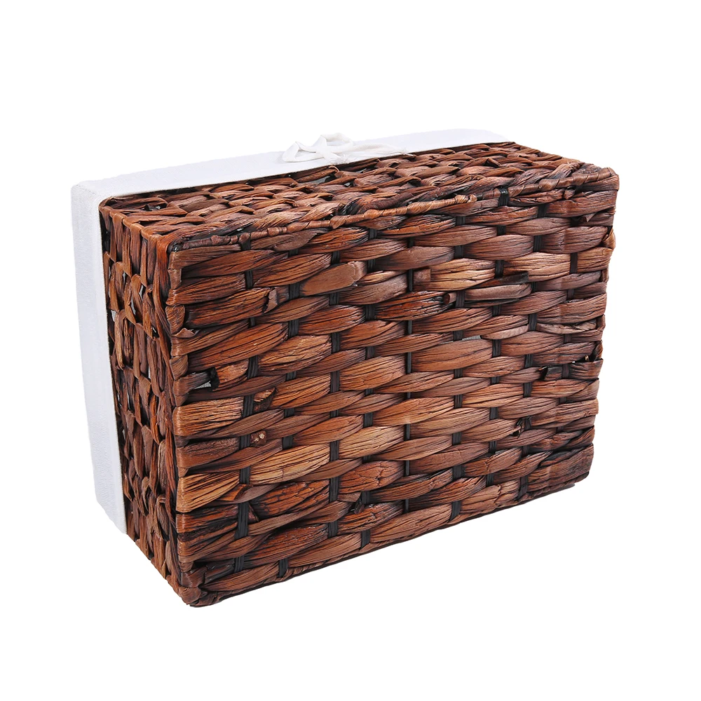 Direct selling hand-woven storage picnic sundries storage tissue basket storage basket