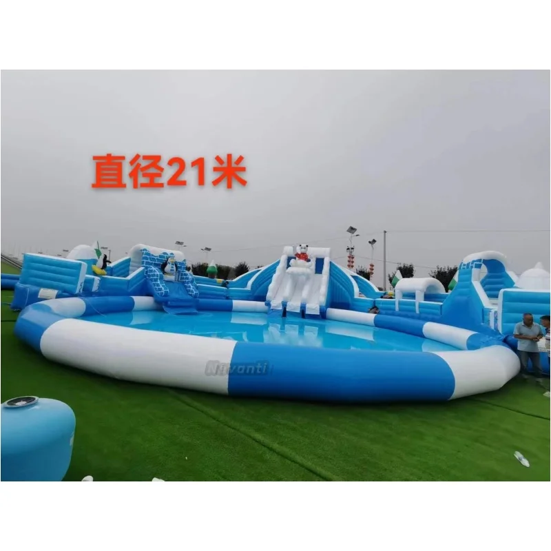 Large above ground steel wall rectangular metal frame swimming pool Metal Frame Swimming Pool Hot Sale Water Park