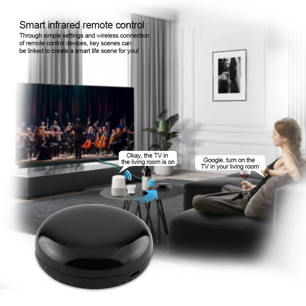 Tuya Smart IR Universal Remote Control Smart Home Device WIFI Wireless TV Air Conditioner IR Remote Control