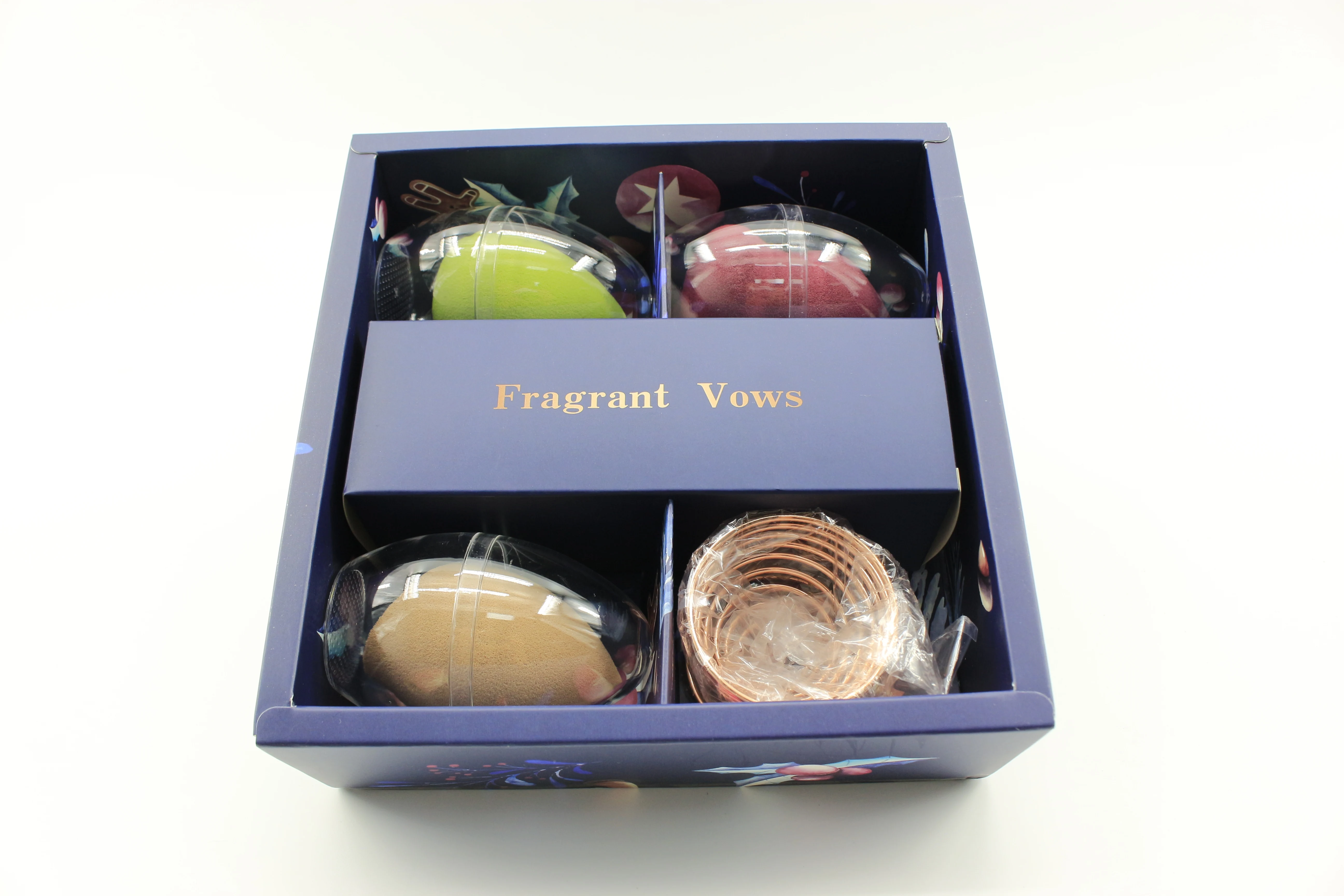 Custom Sponge Puff Paper Box for Cosmetic Makeup Tools Perfume Lotion Shading Powder and High-Quality Gift Box Packaging