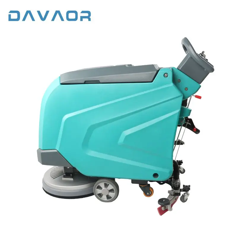 High Efficient Compact 35kg Pressure 20 inch Disc Brush Cleaning Equipment Wet and Dry Industrial Concrete Floor Cleaner Machine