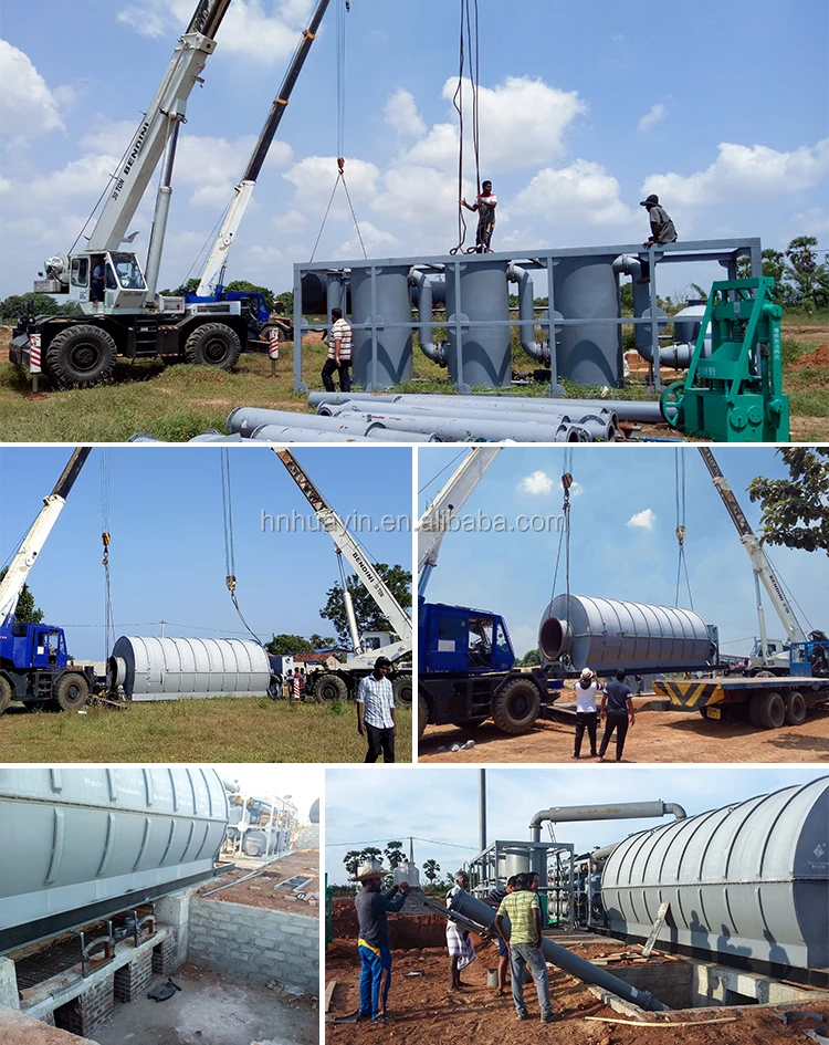 Пиролизная масляная система отходов пластмассы, топливная установка для термической деполимеризации