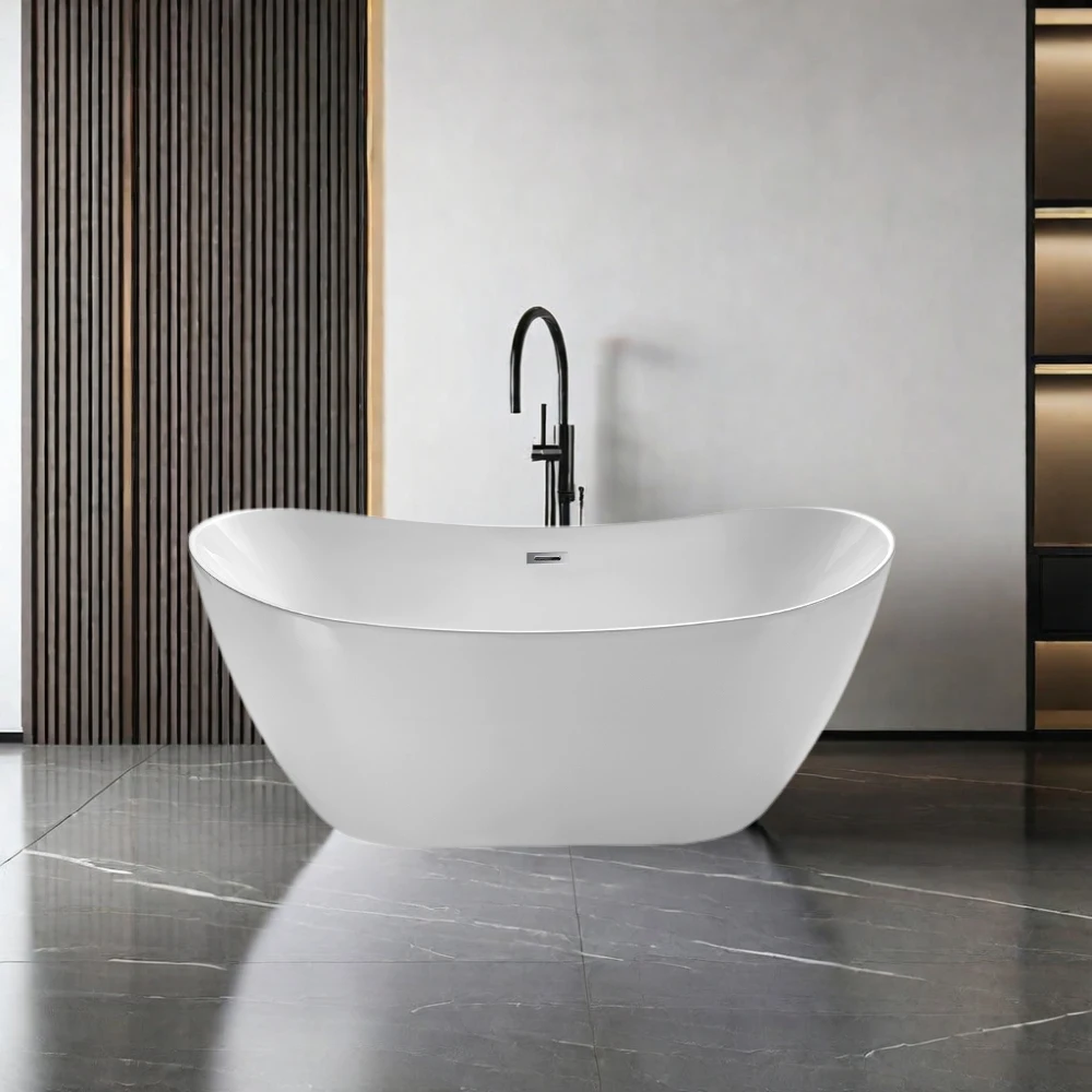 wholesale Europe popular bathtub freestanding soaking bathtubs  luxury square white soaking bath tub  for  Hotel/Home