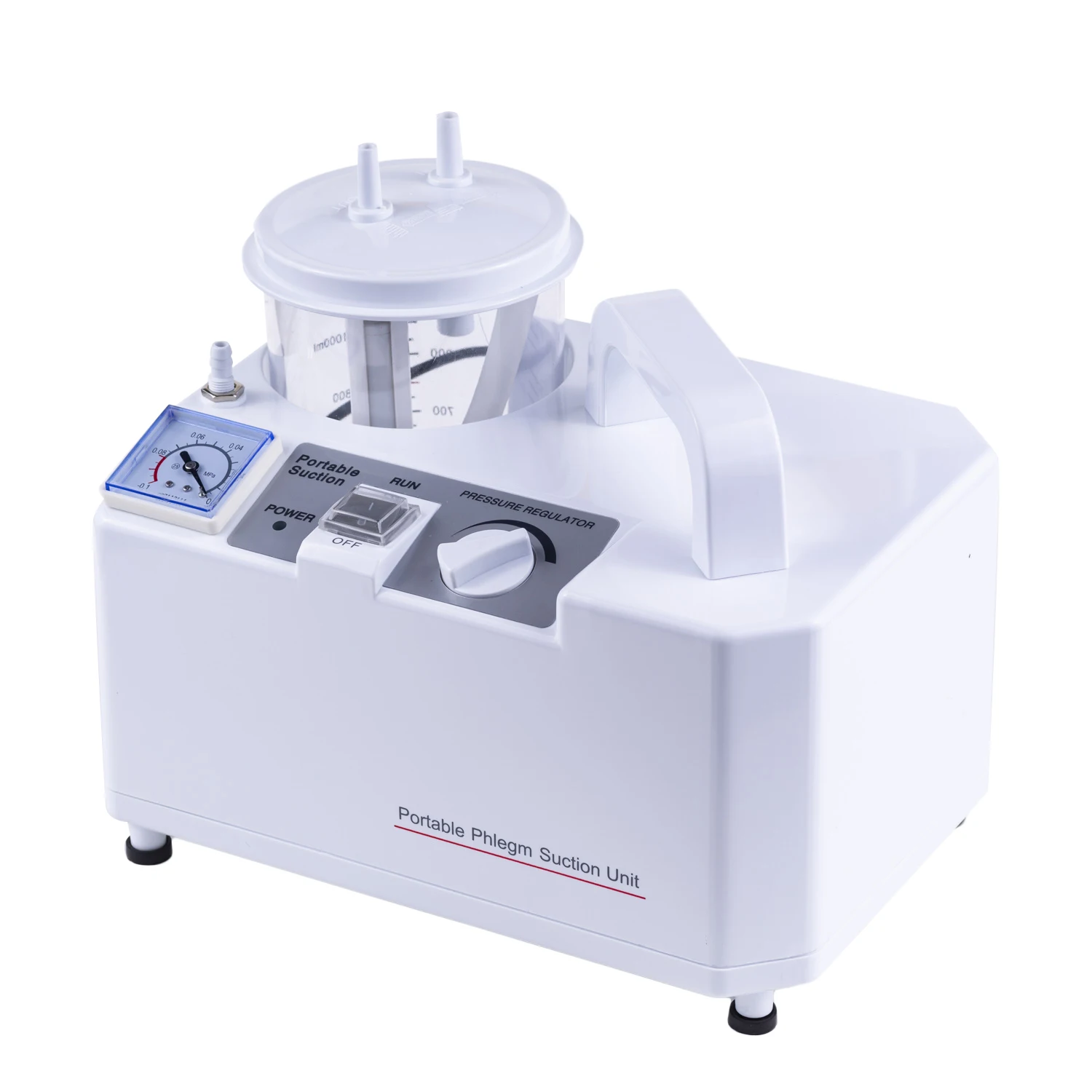 Portable Medical Surgical Device Electric Vacuum Aspirator Sputum Pump Apparatus Phlegm Suction Machine Unit With Bottles Tube