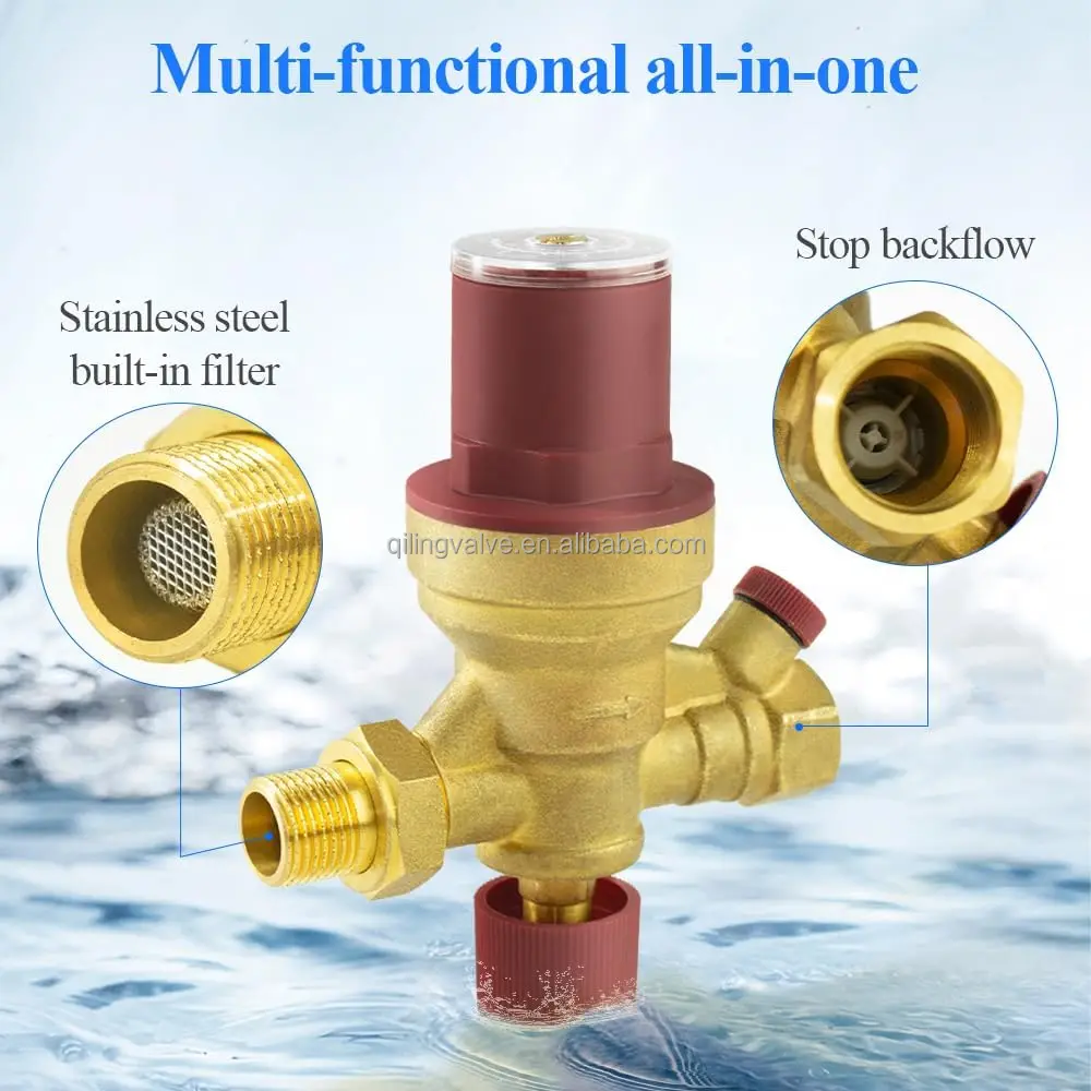 Italy design water lever refill valve ss filter non return brass union water automatic filling valve