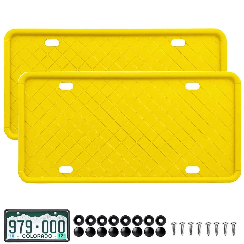Custom US CA Silicone License Plate Frame