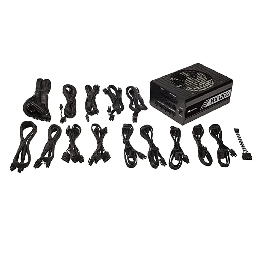 CP-9020140-UK HX1200 1200 W 80 + Platinum полностью модульный блок питания-черный Cor Sair