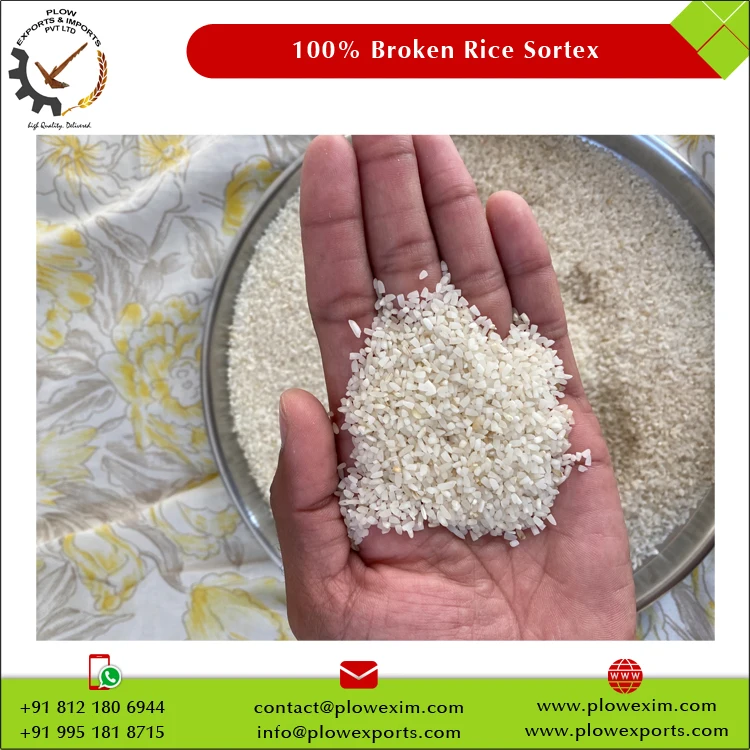 Широкий ассортимент качественного 100% сломанного белого риса шелковистого сортекса от топового
