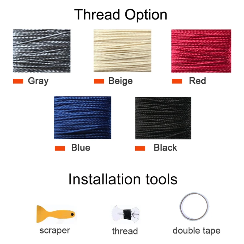 Handsewing Black PU Artificial Leather Car Steering Wheel Covers Wrap for Toyota Prius 30(XW30) 2009-2015 Prius C(US)2012-2017