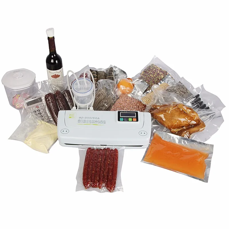 ShineYe fully automatic DZ-300 Wet Dry Vacuum Sealer Flat Bag Vacuum Packing Machine Vacuum Sealing Packer Machine