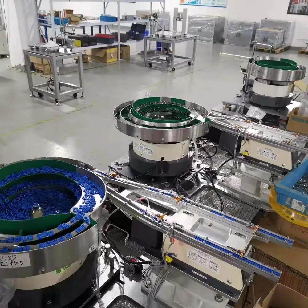 Inline Vibratory Bowl Feedering Packing Machine for Chip Component Plate Pill Screw Nut Bolt Washer Ring Nail