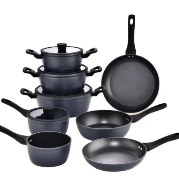 Manufacturer die casting aluminum cookware set cooking pots non stick saucepan