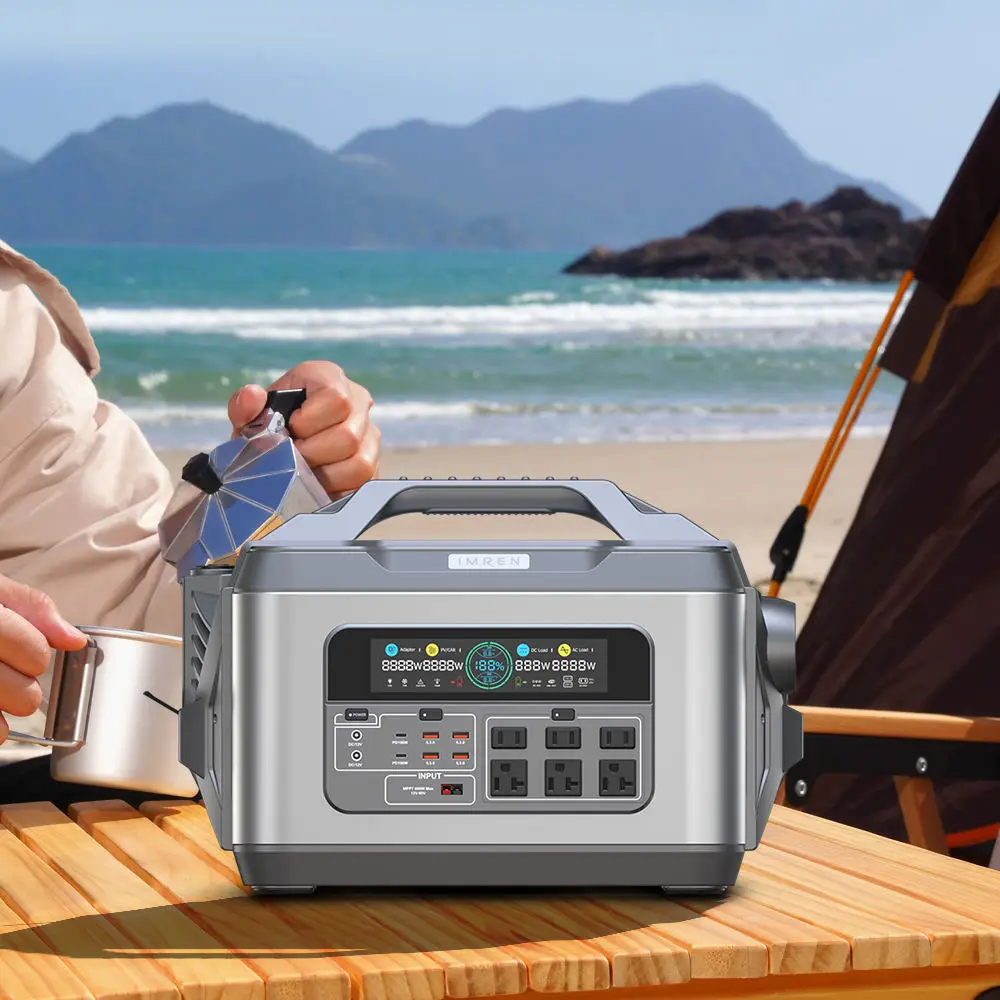 Charging Power Stations Solar Generator 2200wh 2000wh Lifepo4 Rechargeable Lithium Ion Battery  Portable Power Station