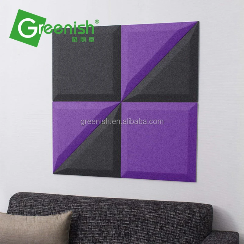 Огнестойкая акустическая панель из полиэфирного волокна