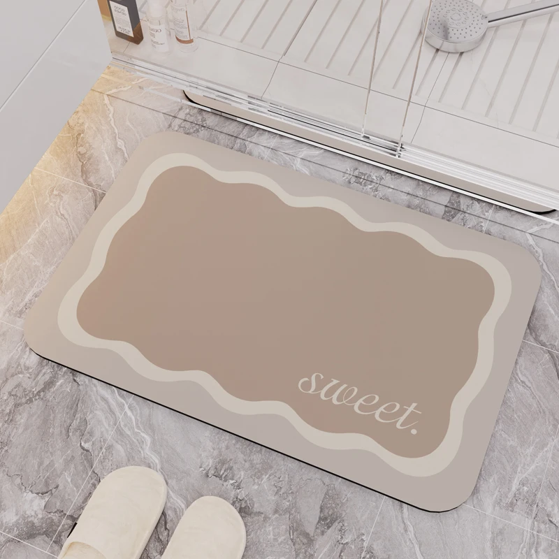 Best manufacturer selling non-slip water absorbent diatomaceous earth bathroom mat
