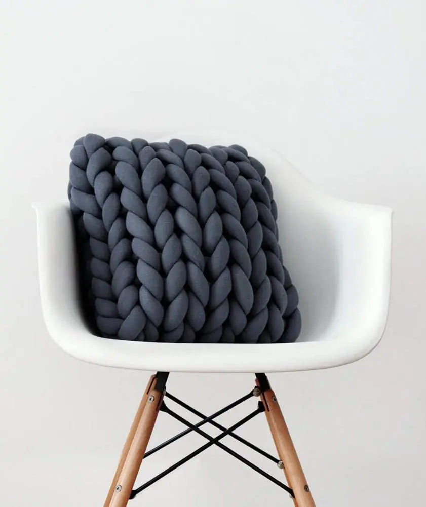Giant Wool Super Cozy Soft Washable Arm Extreme Bulky for Arm DIY Knitted Throw Sofa Bed Pillow Pet Knitting Blanket Chunky Yarn