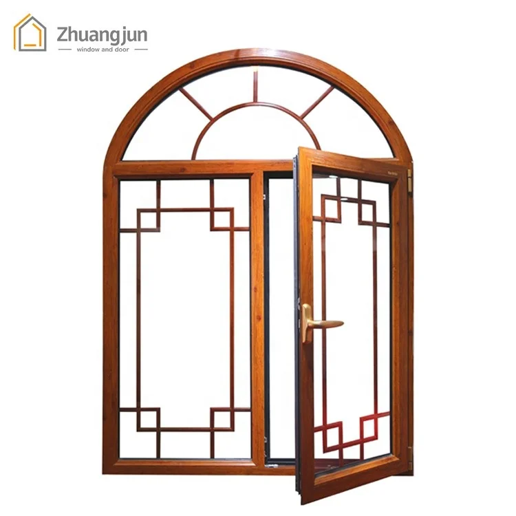 Aluminum sliding windows with stainless steel mosquito net big glass french aluminum swing windows