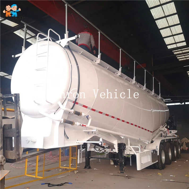 4 оси Heavy Duty навального цемента перевозчик цемент полуприцеп полуприцепа экспортируется в Малайзии